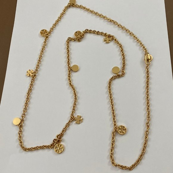 Tory Burch Jewelry - Tory Burch Gold Logo Necklace